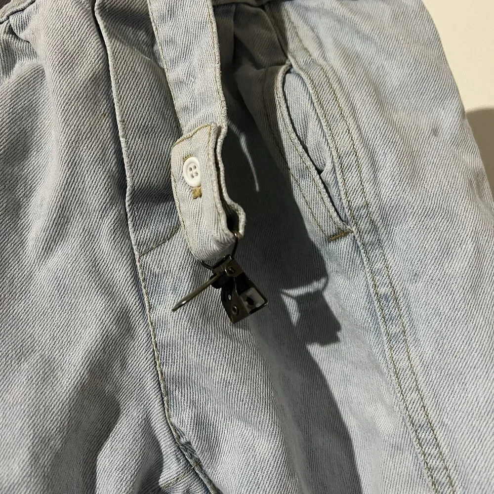 Vintage Guess baby overalls 24 months unisex Denim Dungarees, Snap Closure